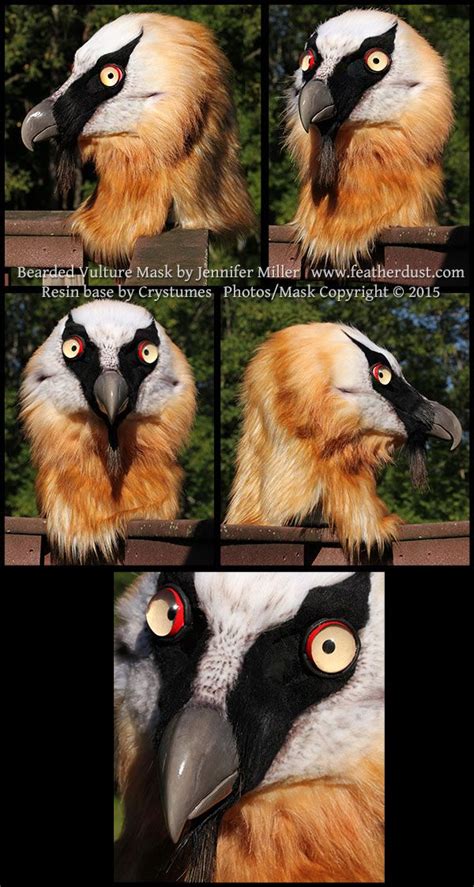 Kleiveer the Bearded Vulture Mask by Nambroth in 2023 | Furry art ...