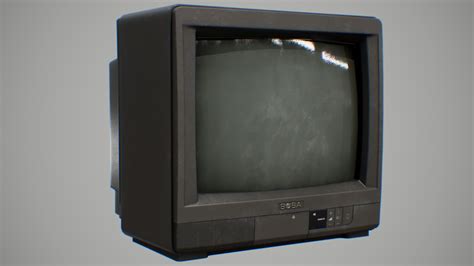 3D model 90s TV VR / AR / low-poly | CGTrader