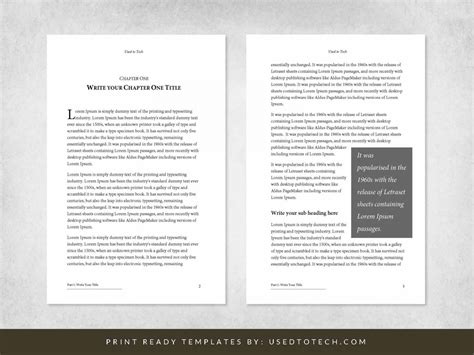 Professional-looking book template for Word, free