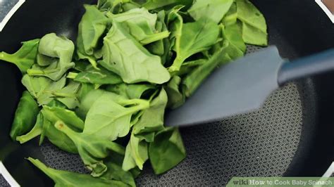 3 Ways to Cook Baby Spinach - wikiHow