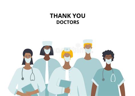 Thank You Healthcare Worker Character Illustration Stock Illustration - Illustration of disease ...