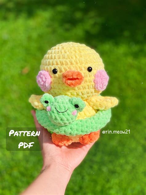 Crochet Pattern Dudu the Duck Stuffed Animal Plushy Duck - Etsy Easy ...