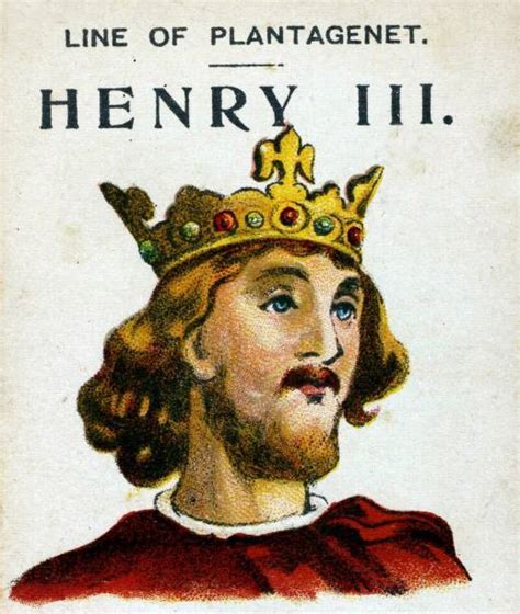 English Royalty, Illustration, King Henry III, King of England, (1216-1272), During his reign ...