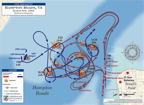 Hampton Roads - March 9, 1862 | American Battlefield Trust