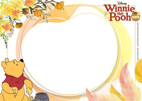 7+ Sweet Honey Winnie The Pooh Birthday Invitation Templates | FREE ...