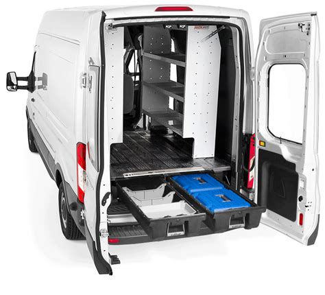 DECKED VNFD92ECXT65 75.25 Two Drawer Storage System for A Full Size Cargo Van