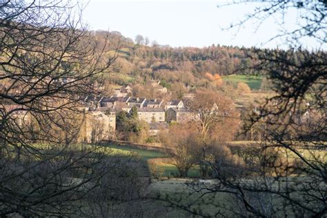 Derbyshire Landscape. Bamford Stock Photo - Image of park, england ...