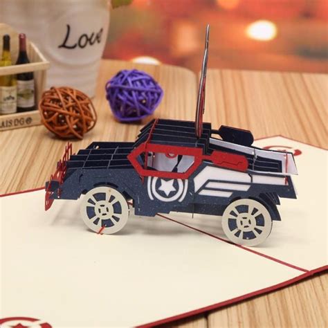 (10 pieces/lot)Free Shipping Three-dimensional Creative Hollow Paper Card Marvel's The Avengers ...