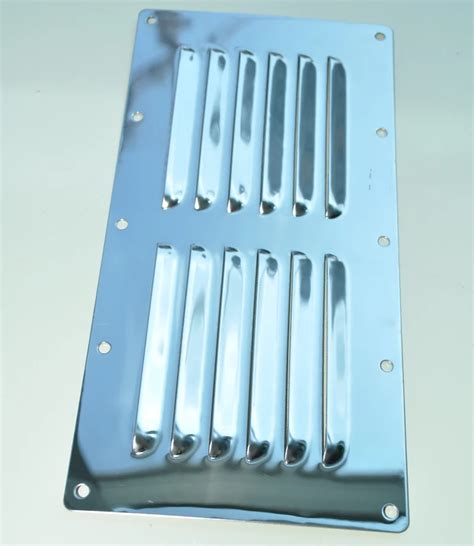 STAINLESS STEEL BOAT LOUVERED VENT COVER 228mm-in Marine Hardware from ...