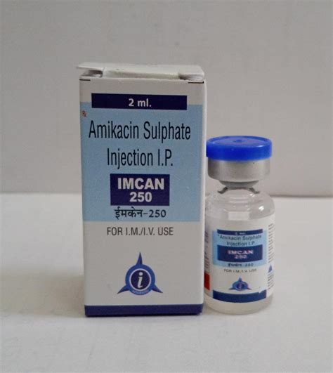 Amikacin 250mg Injection (Imcan 250) - Integrated laboratories Pvt. Ltd.