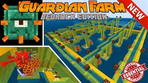 Essential Guardian Farm Tutorial! | Bedrock Edition | NEW 2019 - YouTube