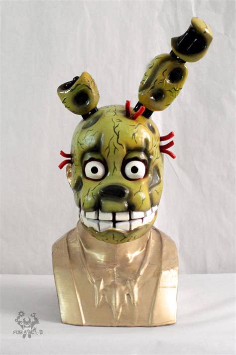 Fnaf Springtrap Mask Replica. Forjadict3d. Fan Art. | Etsy