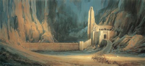 Animation Art — Lord of the Rings concept art by Paul Lasaine