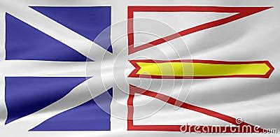 Newfoundland And Labrador Flag Stock Photography - Image: 6243722