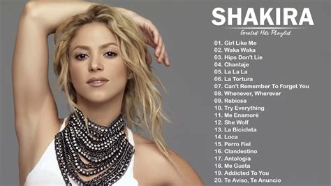 SHAKIRA GREATEST HITS FULL ALBUM - BEST SONGS OF SHAKIRA PLAYLIST 2022 ...