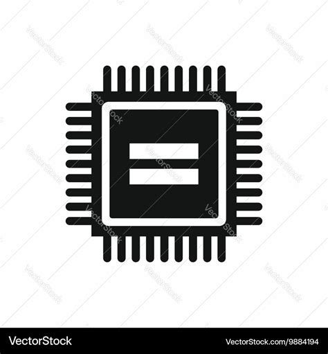 Electronic circuit board icon simple style Vector Image