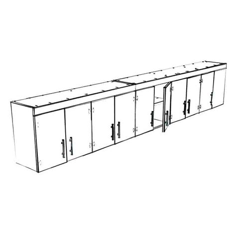 Wall Mounted Garage Cabinets PDF - TheDIYPlan