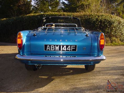 SUNBEAM ALPINE SERIES 5 CONVERTIBLE CLASSIC SPORTS CAR WITH OVERDRIVE