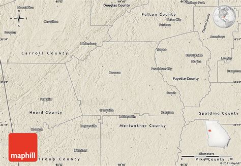 Coweta County Zip Code Map - United States Map