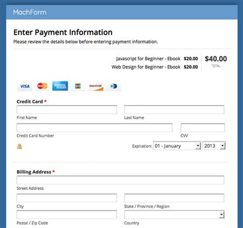 Documentation – Payment « HTML Form Builder Online , PHP Form Creator ...