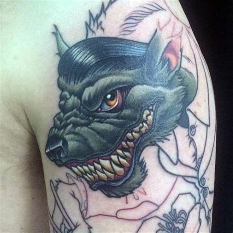 80 Werewolf Tattoo Designs For Men - Full Moon Folklore