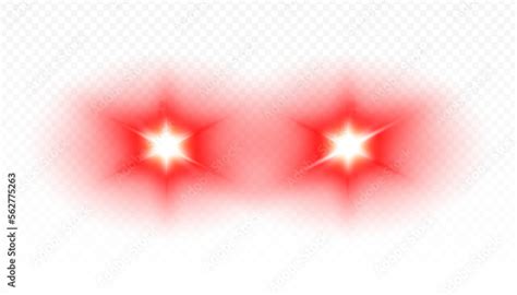 Vettoriale Stock Laser red eyes meme on transparent background - graphic element for overlay ...