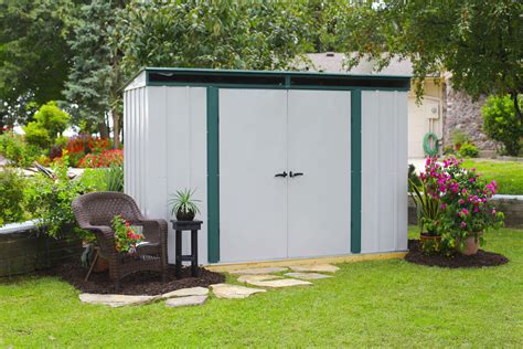 Arrow ELPHD104 Eurolite Lean To Steel Storage Shed 10 x 4