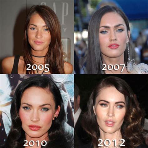 Megan Fox Before After Plastics Surgery | Megan Fox Tattoo & Eye Color ...