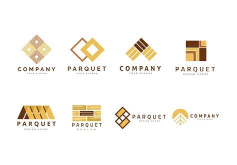 Logo for Parquet, Laminate, and Flooring Vector Collection | Tile logo, Branding design logo ...