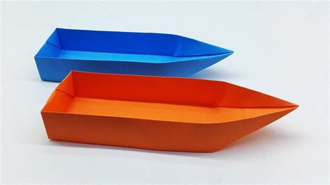 Paper Boat Making Tutorial That Floats | Origami Boat Easy Instruction For Kids - YouTube