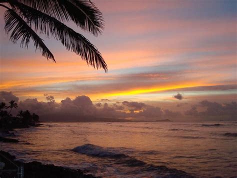 Sunrise from Ewa Beach, island of Oahu | Dream vacations destinations, Hawaiian sunset, Hawaii ...