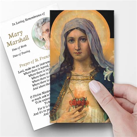 Prayer Cards, Memorial Prayer Cards, Catholic Prayer Cards ...