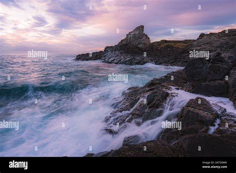 Bombo Quarry Headland, NSW, Australia. Morning sunrise Stock Photo - Alamy