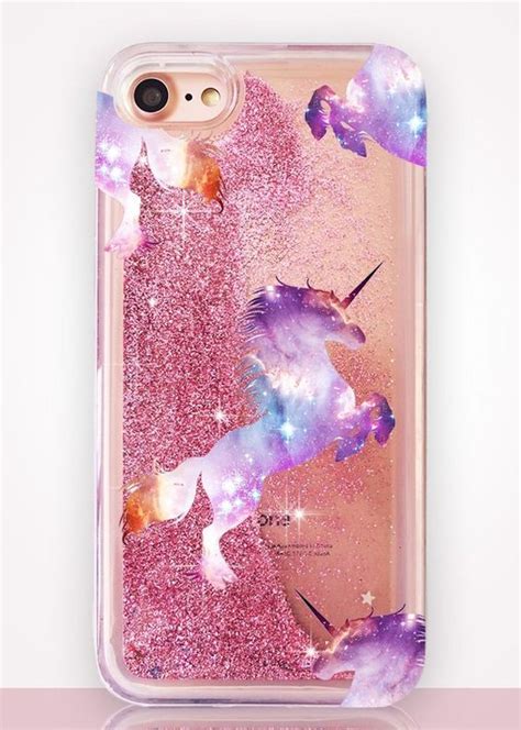 Unicorn Glitter Clear Phone Case | Unicorn phone case, Iphone phone ...