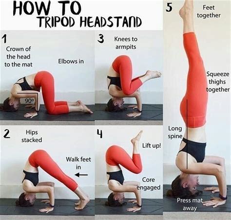 How to tripod handstand Follow @jojomissfans for daily yoga inspiration ...