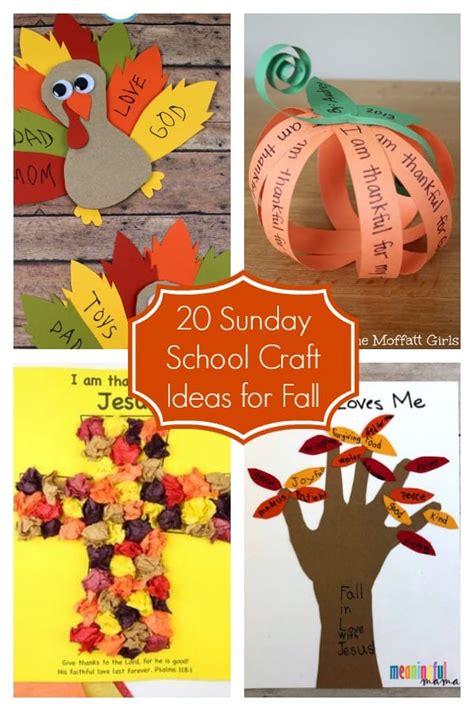 20 Sunday School Craft Ideas for Fall - Meaningfulmama.com