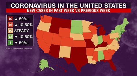 Cases are rising vertically in some US states. Here's a look at where ...