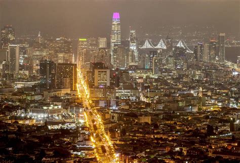 San Francisco from Twin Peaks at night : r/sanfrancisco