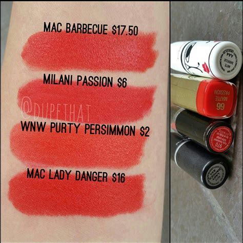 Dupethat: MAC Lady Danger Dupes