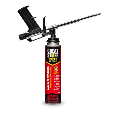 Dow Great Stuff Pro Gaps and Cracks 24oz Spray Foam Insulation 24-oz Spray Foam Insulation in ...