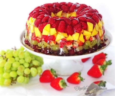 Fruity Gelatin Bundt Cake Dessert - Olga in the Kitchen | Gelatin recipes, Jello recipes, Jello ...