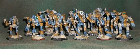 Miniatures of Wrath: Battletech: Comstar, Mountain Camo, and Forest Camo
