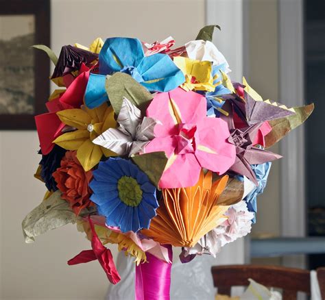 I Ate What I Am: Origami Bridal Bouquet