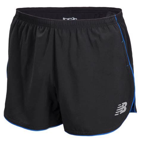 New Balance Men's NBX Boylston 3 Inch Split Running Shorts - Black ...