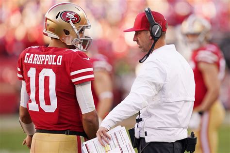 San Francisco 49ers’ head coach Kyle Shanahan on Jimmy Garoppolo: ‘We have our starting ...