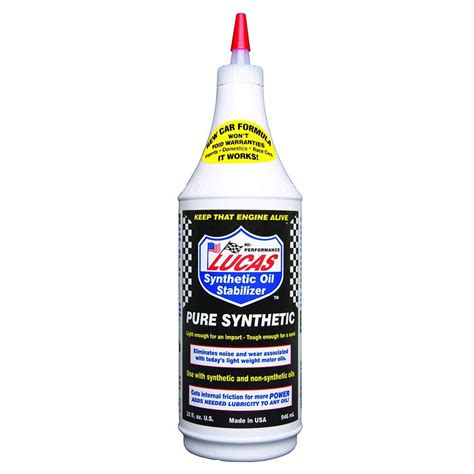 Lucas Oil 32 oz. Synthetic Heavy Duty Oil Stabilizer-10130 - The Home Depot