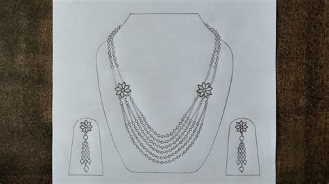 Top more than 68 sketch of necklace latest - seven.edu.vn