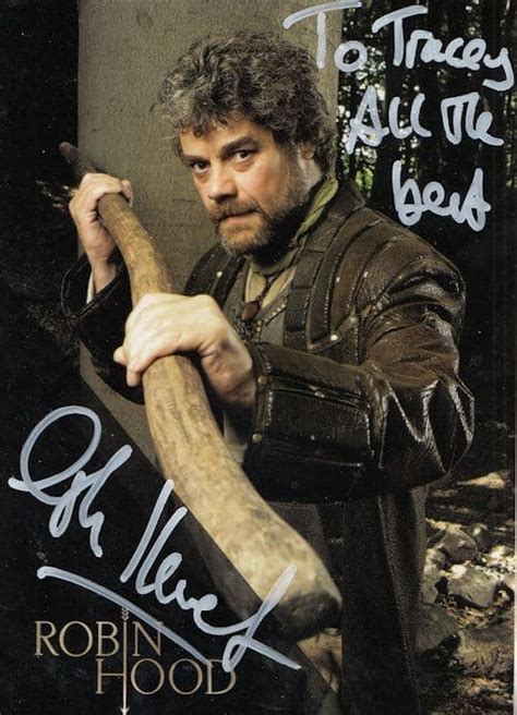 Gordon Kennedy Robin Hood BBC Cast Card Hand Signed Photo