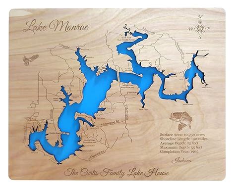 Lake Monroe Indiana Map - Draw A Topographic Map