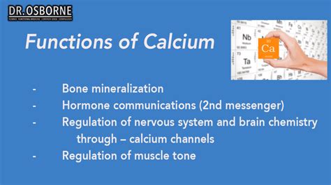 The Functions of Calcium - Gluten Free Society